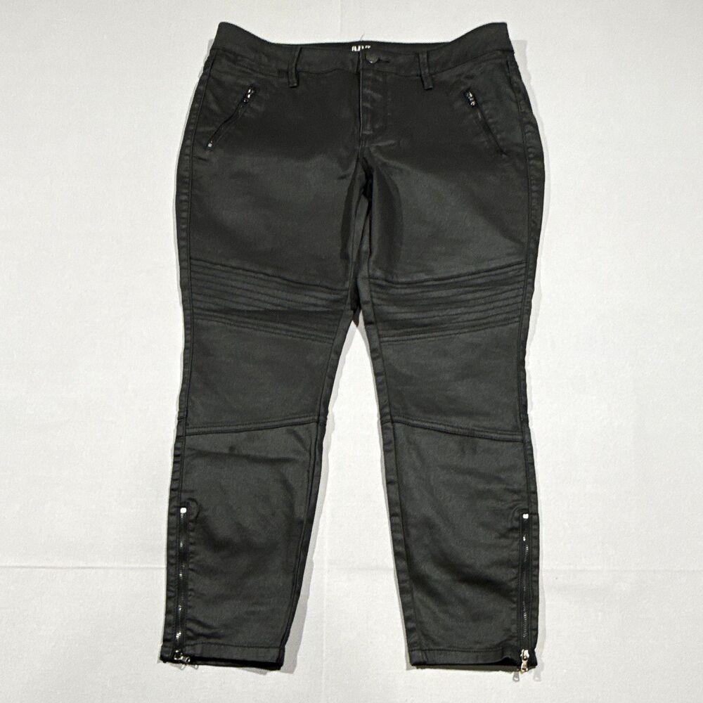 a.n.a A New Approach Women's Petite Black Slim Mid Rise Jegging Jeans Zip Pocket